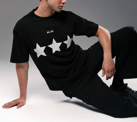 0 STARS BLACK TEE HHH