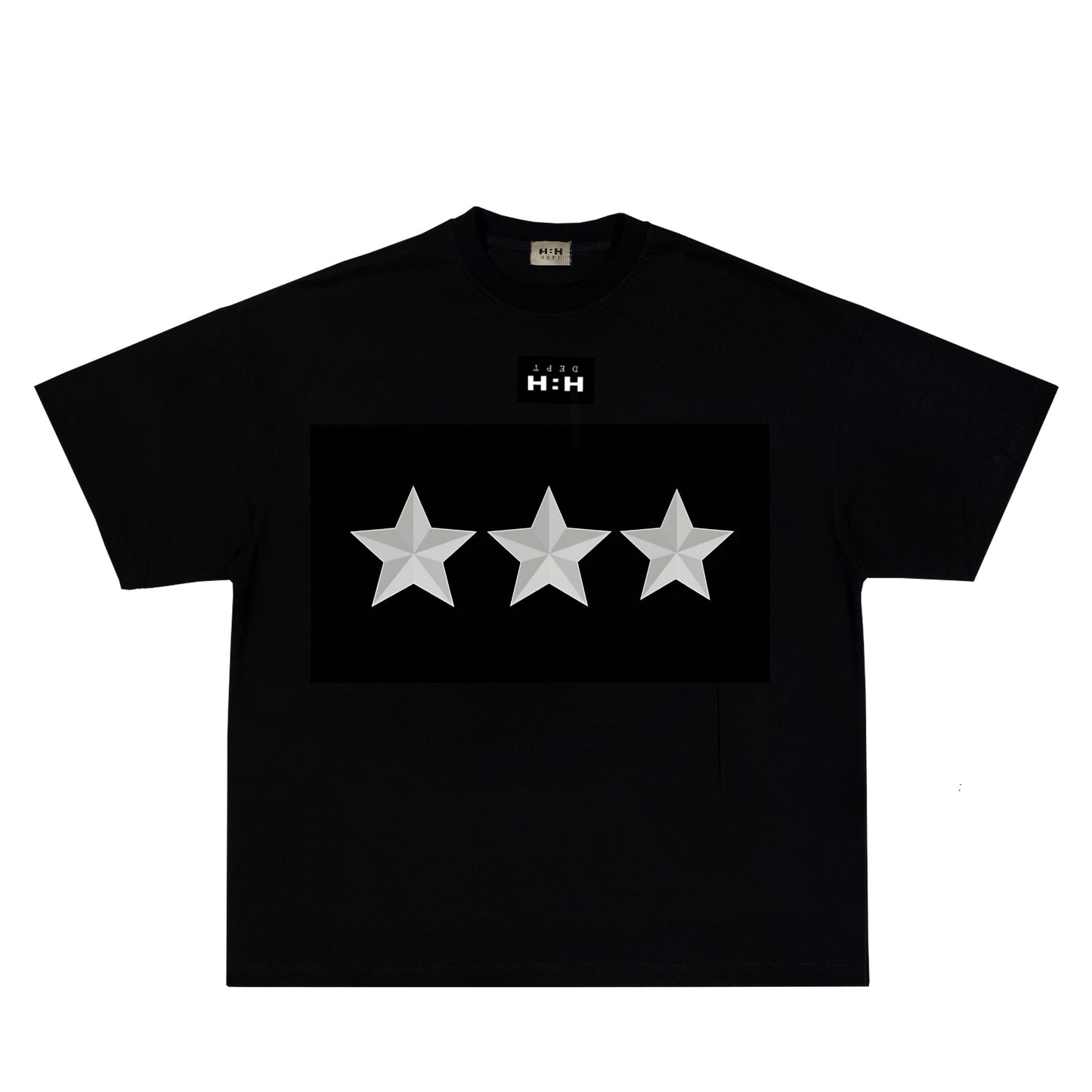 0 STARS BLACK TEE HHH